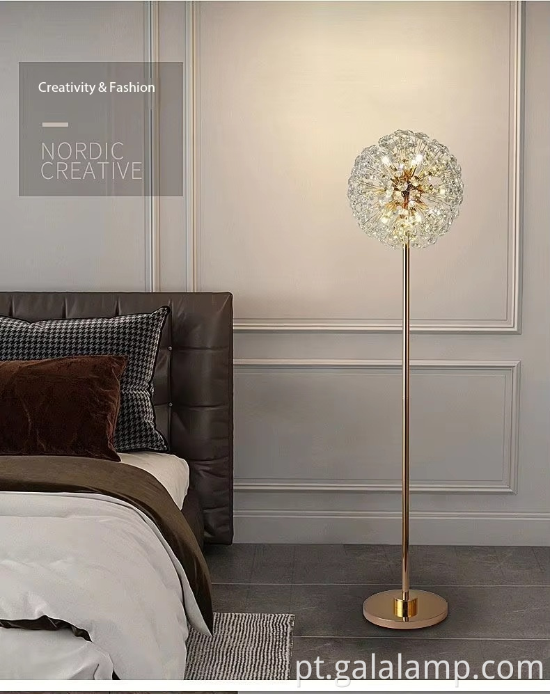 Elegant-Floral-Dandelion-Floor-Lamp